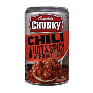 best canned chili for nachos, Campbell's Chunky Chili