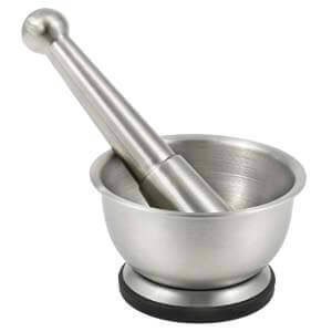 StainlessLUX Mortar and Pestle Set